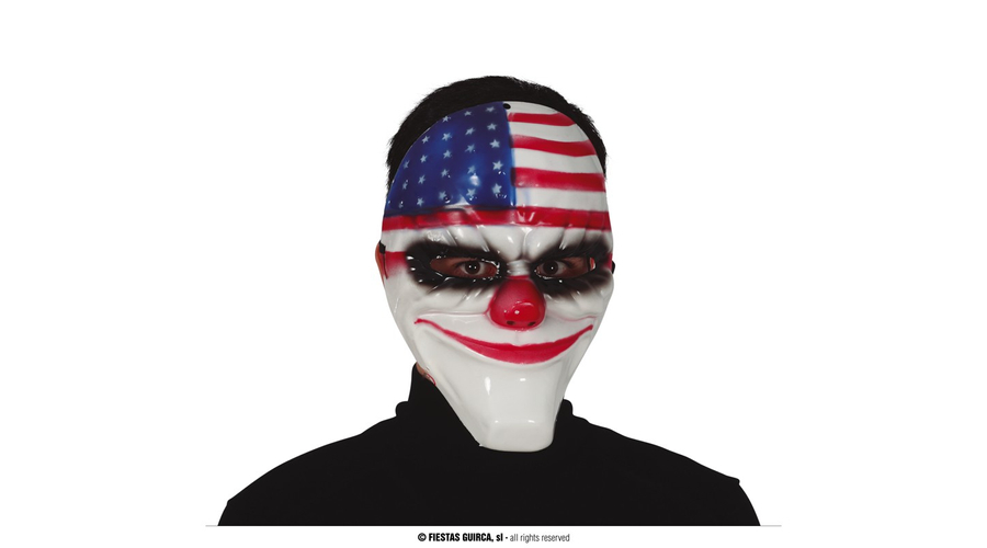Payday Dallas bankrabló halloween farsangi jelmez kiegészít - USA maszk
