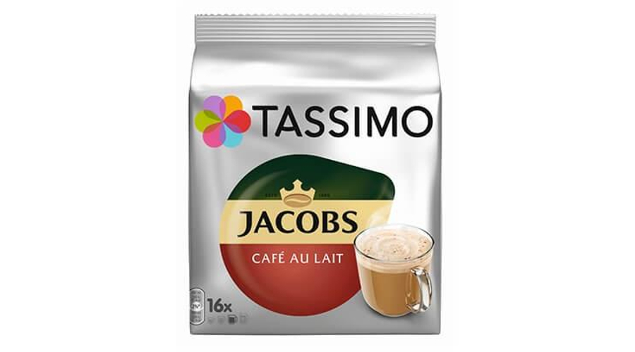 TASSIMO Jacobs Cafe Au Lait kávékapszula (16 adag)