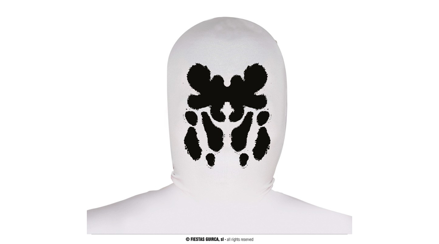 Watchmen Rorschach maszk - fekete-fehér