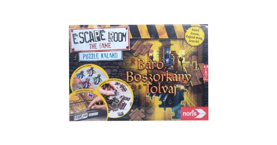 Noris Escape Room – The Baron, The Witch & The Thief – Gioco Da Tavolo Puzzle (3 Casi, 14+ Anni)