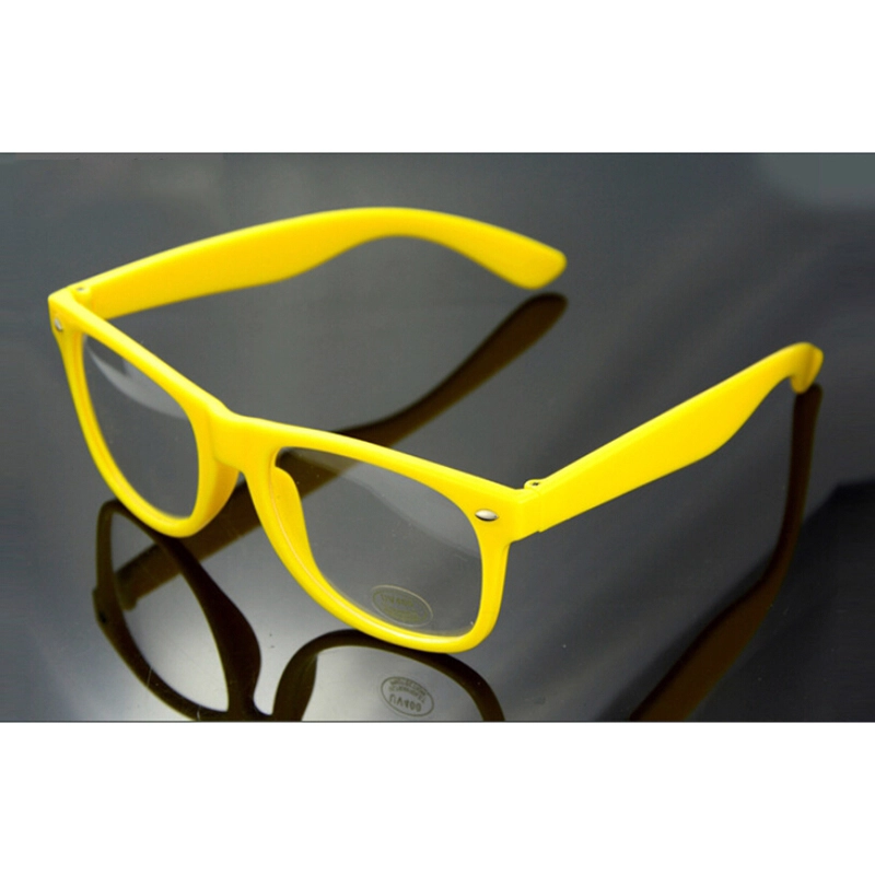 Nullás, nulldioptriás divat szemüveg - sárga