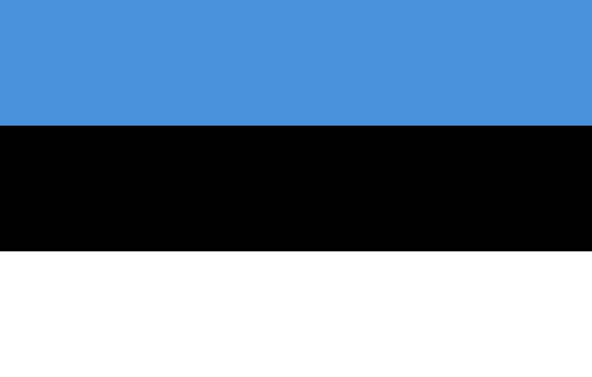 Nemzeti lobogó ország zászló nagy méretű 90x150cm - Észtország, észt