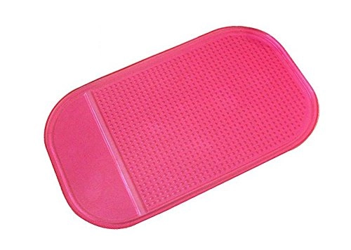 Csúszásgátló pad, szőnyeg autóba - pink (14x8.5cm)