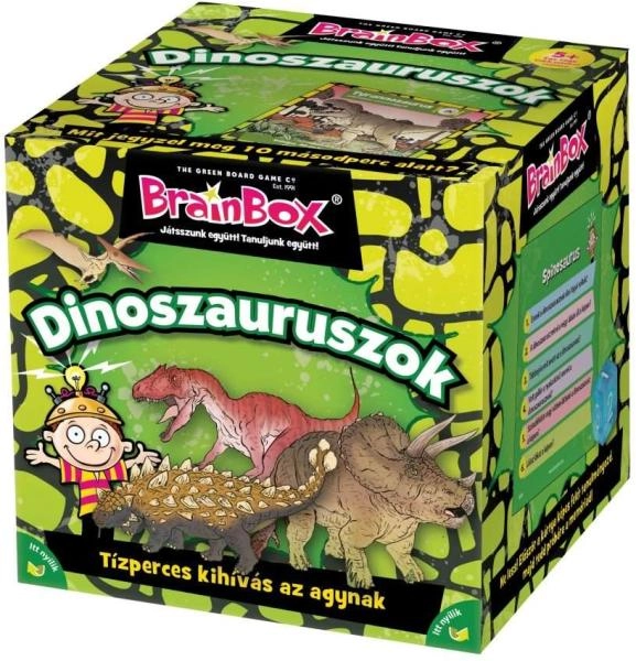 Green Board Game BrainBox - Dinoszauruszok