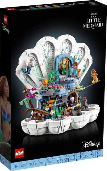 LEGO® Disney™ - A kis hableány királyi gyöngykagylója (43225)