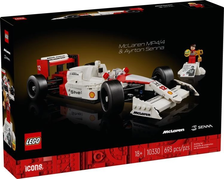 LEGO® ICONS™ - McLaren MP4/4 és Ayrton Senna (10330)